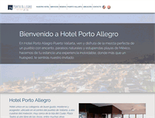 Tablet Screenshot of hotelportoallegro.com